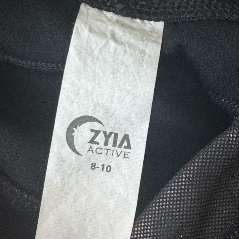 Zyia Bronze Hendrix Metallic Pocket Drawstring Luxe 8/10 Leggings - Picture 9 of 15